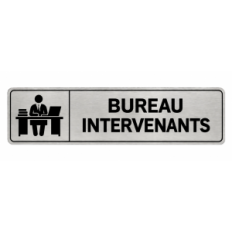Plaque de porte Bureau Intervenants - Signalétique Centres de Formation