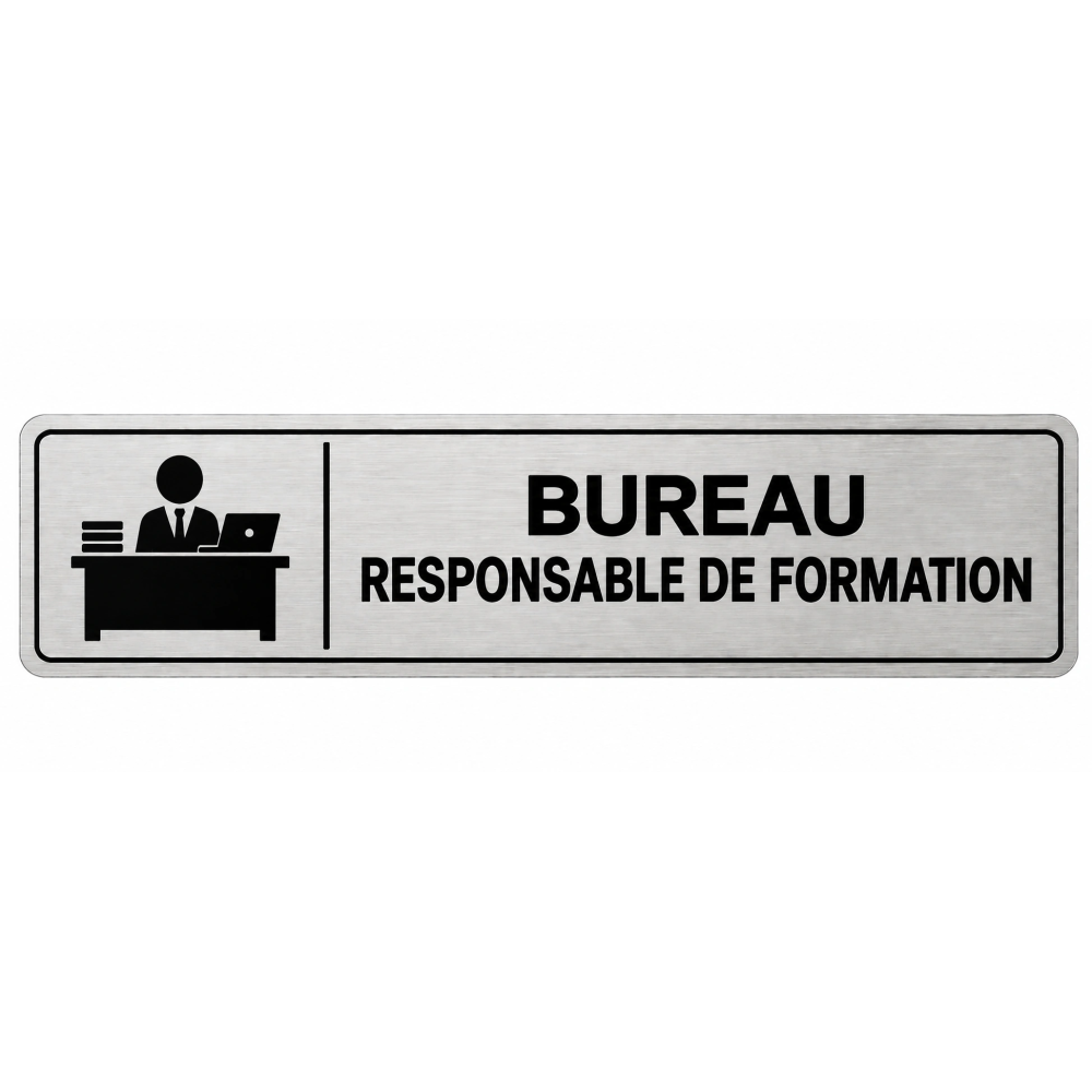 Plaque de porte Bureau Responsable de Formation - Signalétique Centres de Formation