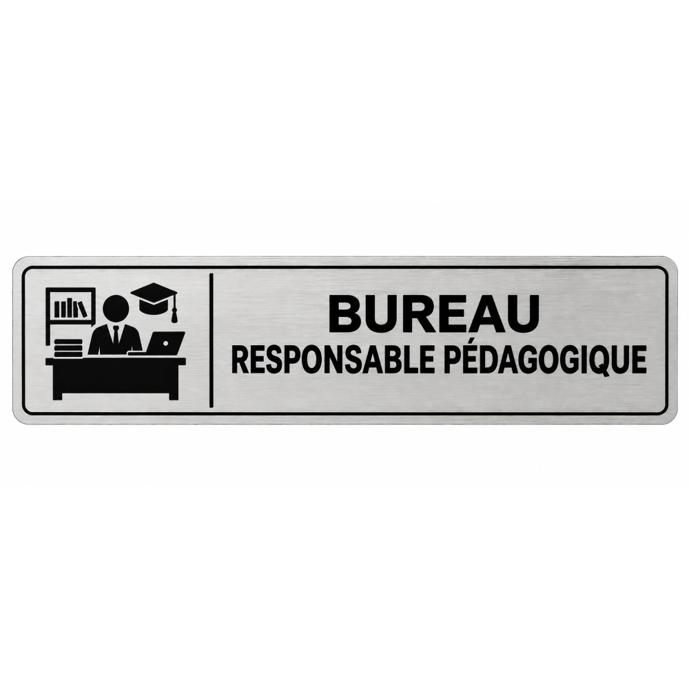 Plaque de porte Bureau Responsable Pédagogique - Signalétique Centres de Formation
