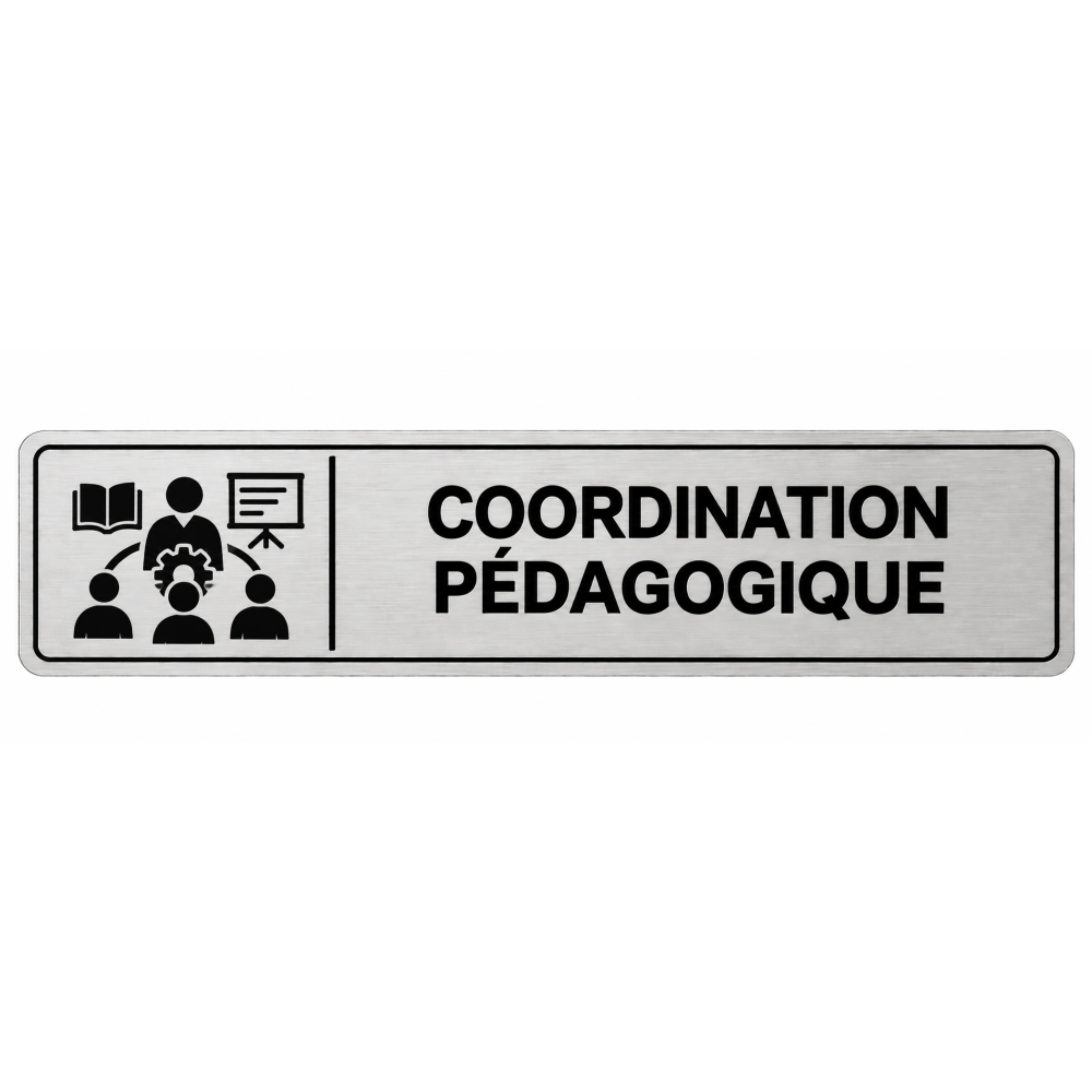 Plaque de porte Coordination Pédagogique - Signalétique Centres de Formation