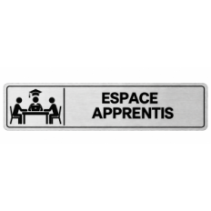 Plaque de porte Espace Apprentis - Signalétique Centres de Formation