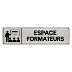 Plaque de porte Espace Formateurs - Signalétique Centres de Formation