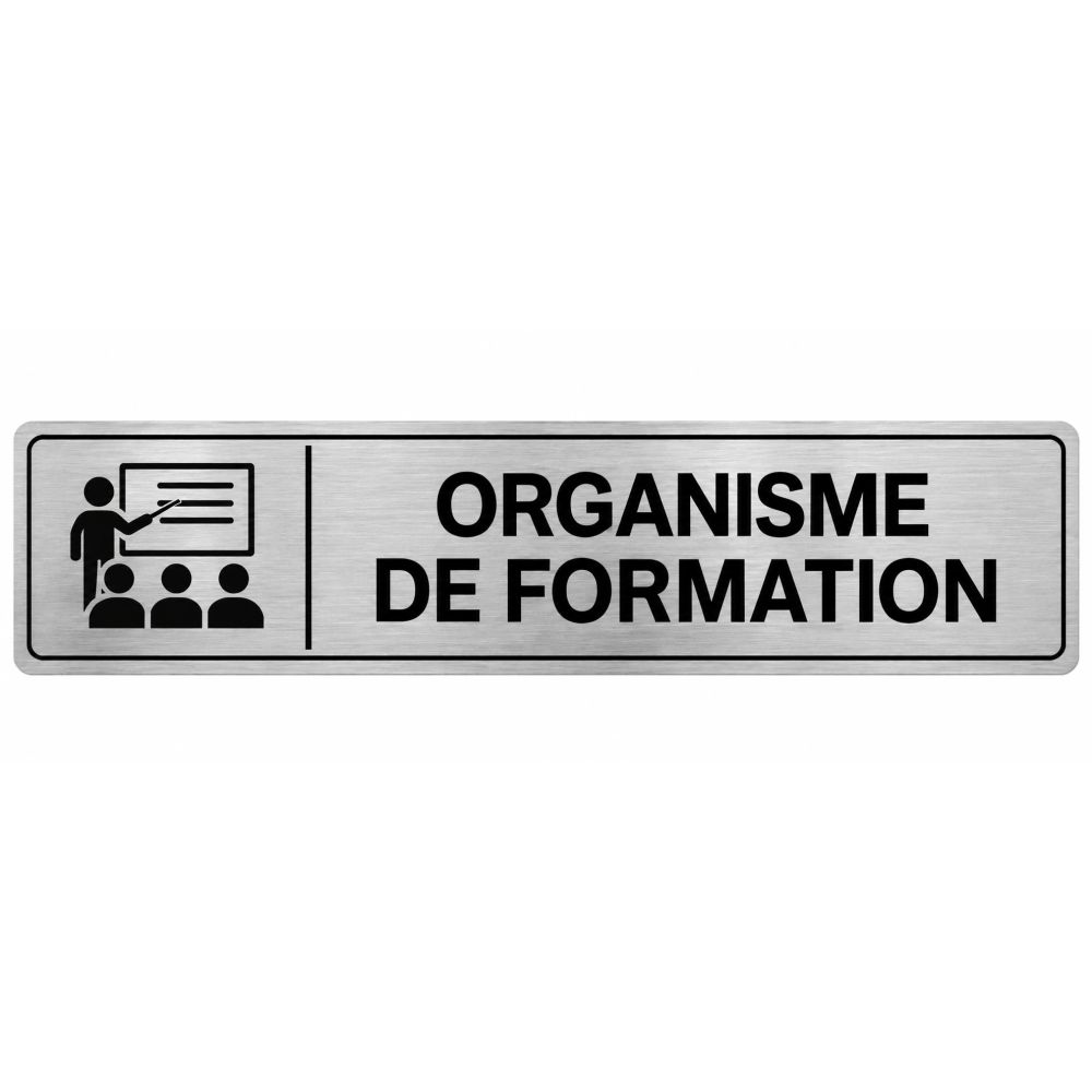 Plaque de porte Organisme de Formation - Signalétique Centres de Formation