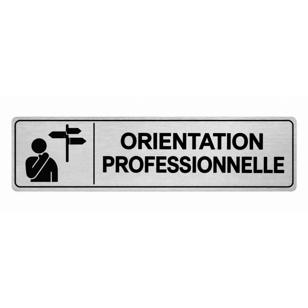 Plaque de porte Orientation Professionnelle - Signalétique Centres de Formation
