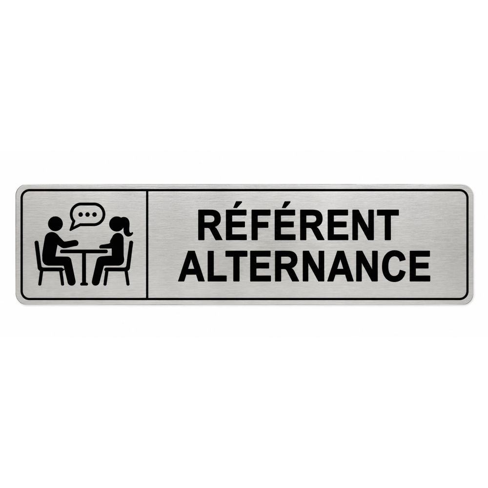 Plaque de porte Référent Alternance - Signalétique Centres de Formation