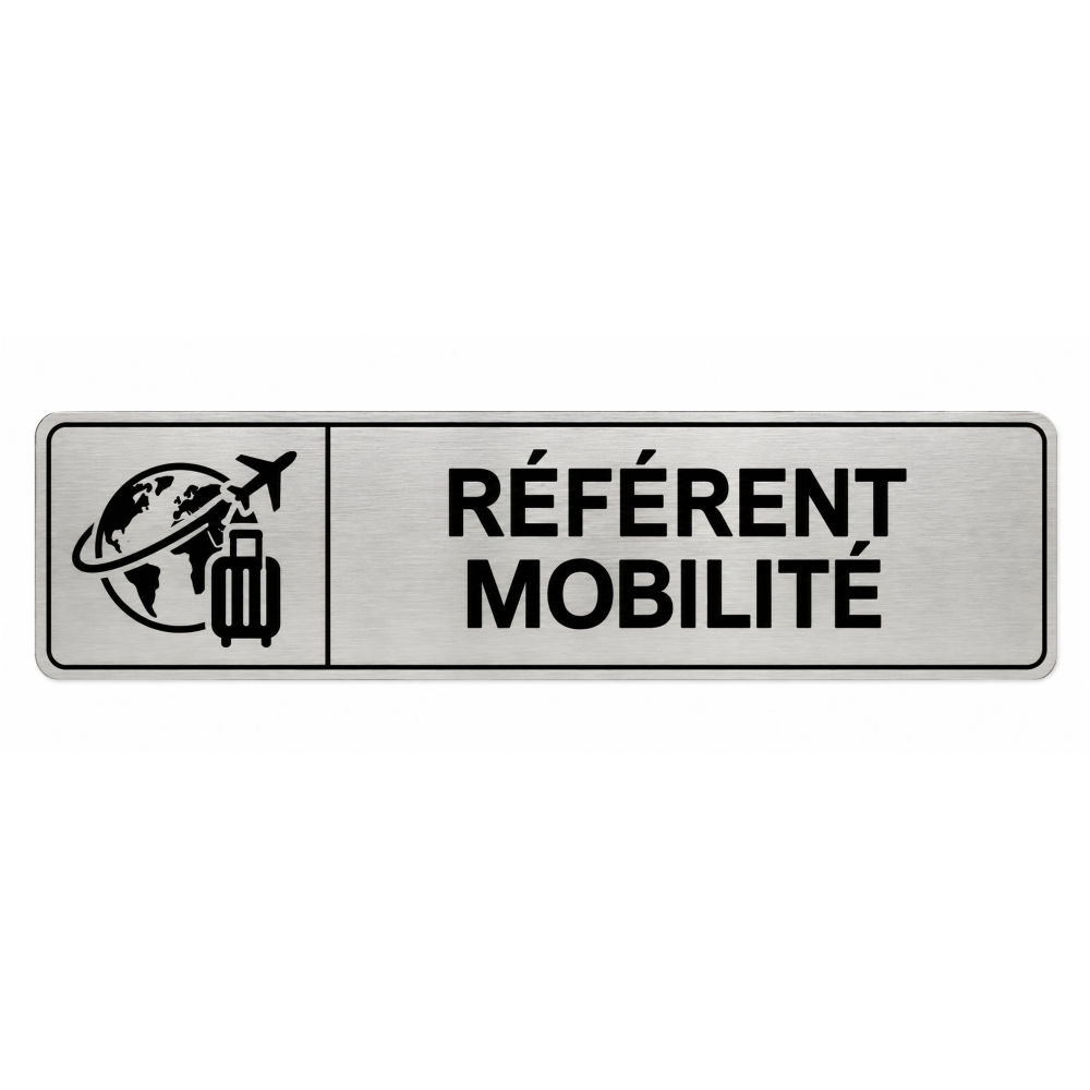 Plaque de porte Référent Mobilité - Signalétique Centres de Formation