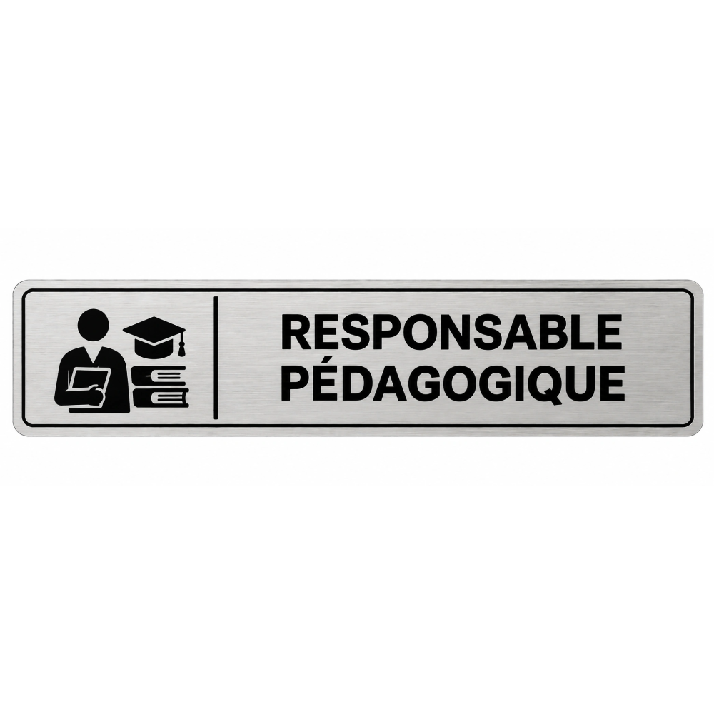 Plaque de porte Responsable Pédagogique - Signalétique Centres de Formation