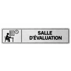Plaque de porte Salle d’Évaluation - Signalétique Centres de Formation