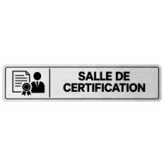 Plaque de porte Salle de Certification - Signalétique Centres de Formation