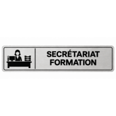 Plaque de porte Secrétariat Formation - Signalétique Centres de Formation