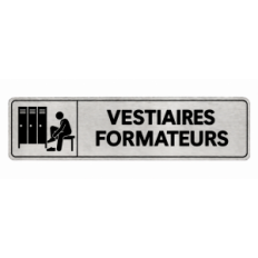 Plaque de porte Vestiaires Formateurs - Signalétique Centres de Formation