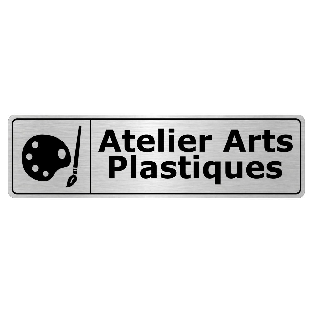 Plaque de porte Atelier Arts Plastiques - Signalétique Salles de Classe & Enseignement
