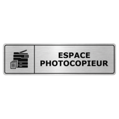 Plaque de porte Espace Photocopieur - Signalétique Salles de Classe & Enseignement