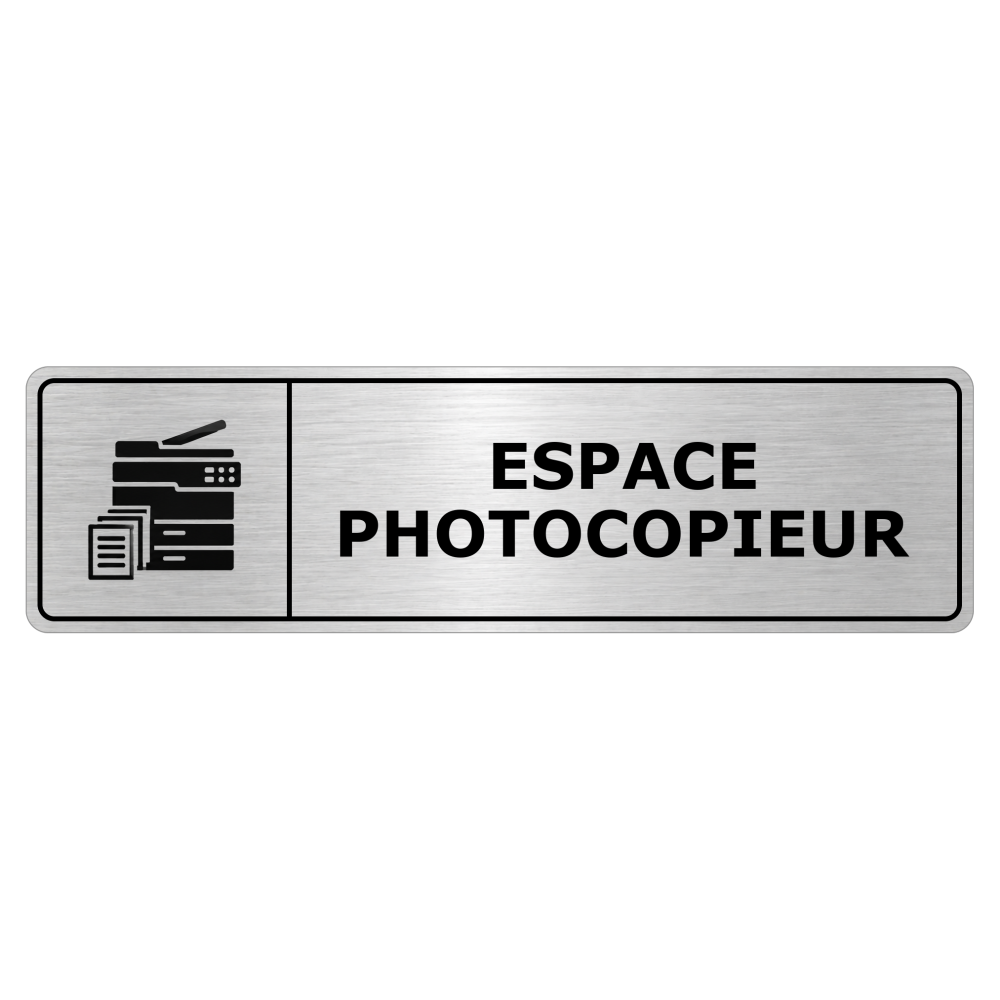Plaque de porte Espace Photocopieur - Signalétique Salles de Classe & Enseignement