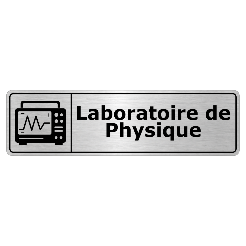 Plaque de porte Laboratoire de Physique - Signalétique Salles de Classe & Enseignement