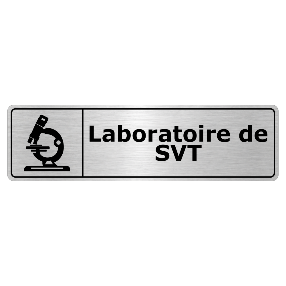 Plaque de porte Laboratoire de SVT - Signalétique Salles de Classe & Enseignement