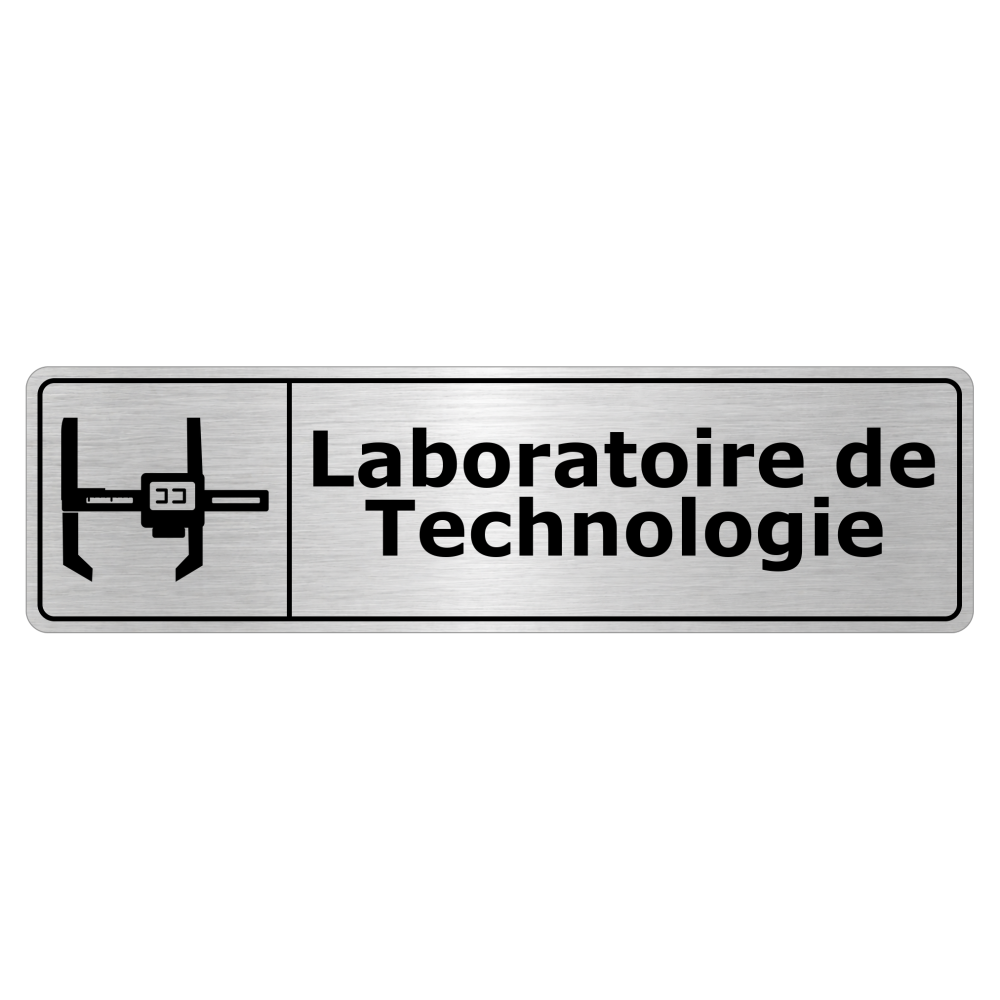 Plaque de porte Laboratoire de Technologie - Signalétique Salles de Classe & Enseignement