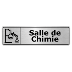 Plaque de porte Salle de Chimie - Signalétique Salles de Classe & Enseignement