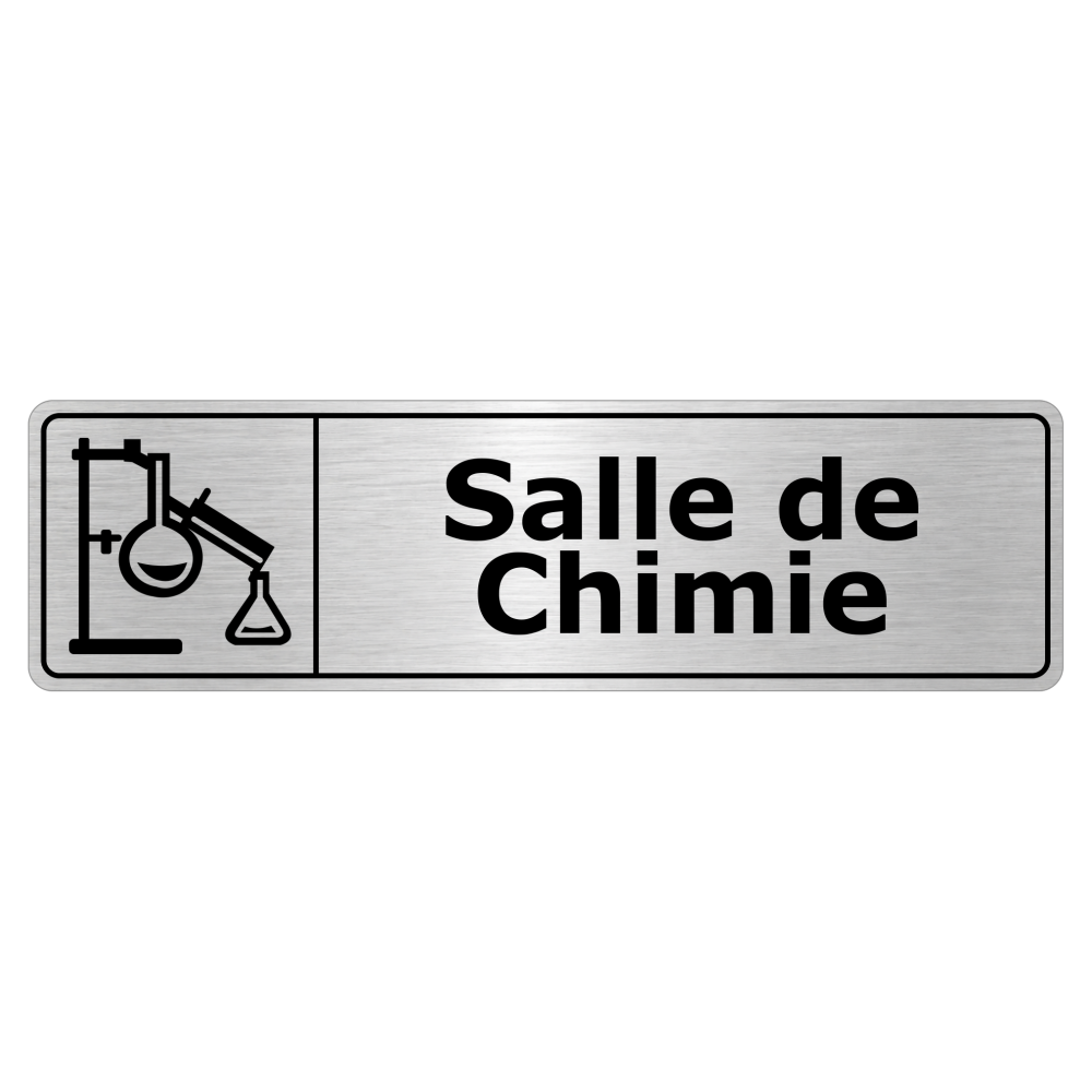 Plaque de porte Salle de Chimie - Signalétique Salles de Classe & Enseignement