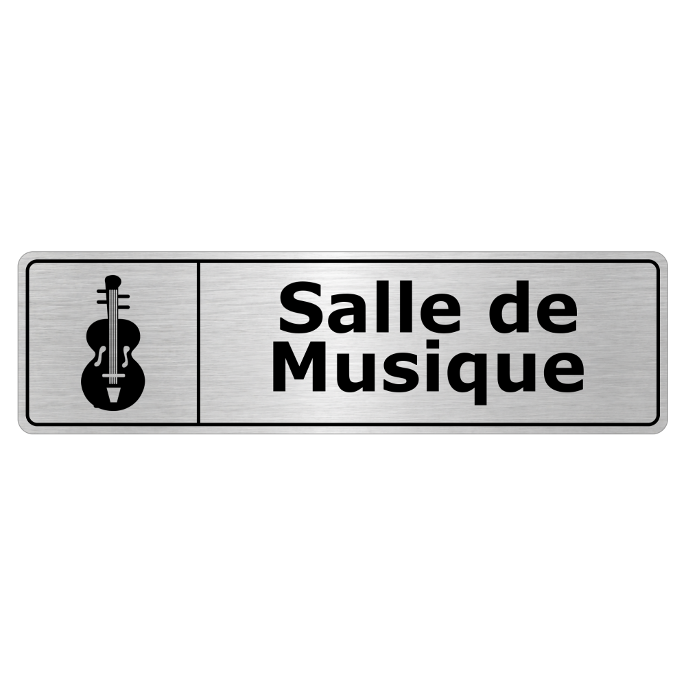 Plaque de porte Salle de Musique - Signalétique Salles de Classe & Enseignement