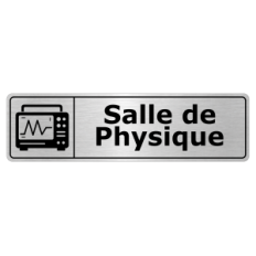 Plaque de porte Salle de Physique - Signalétique Salles de Classe & Enseignement