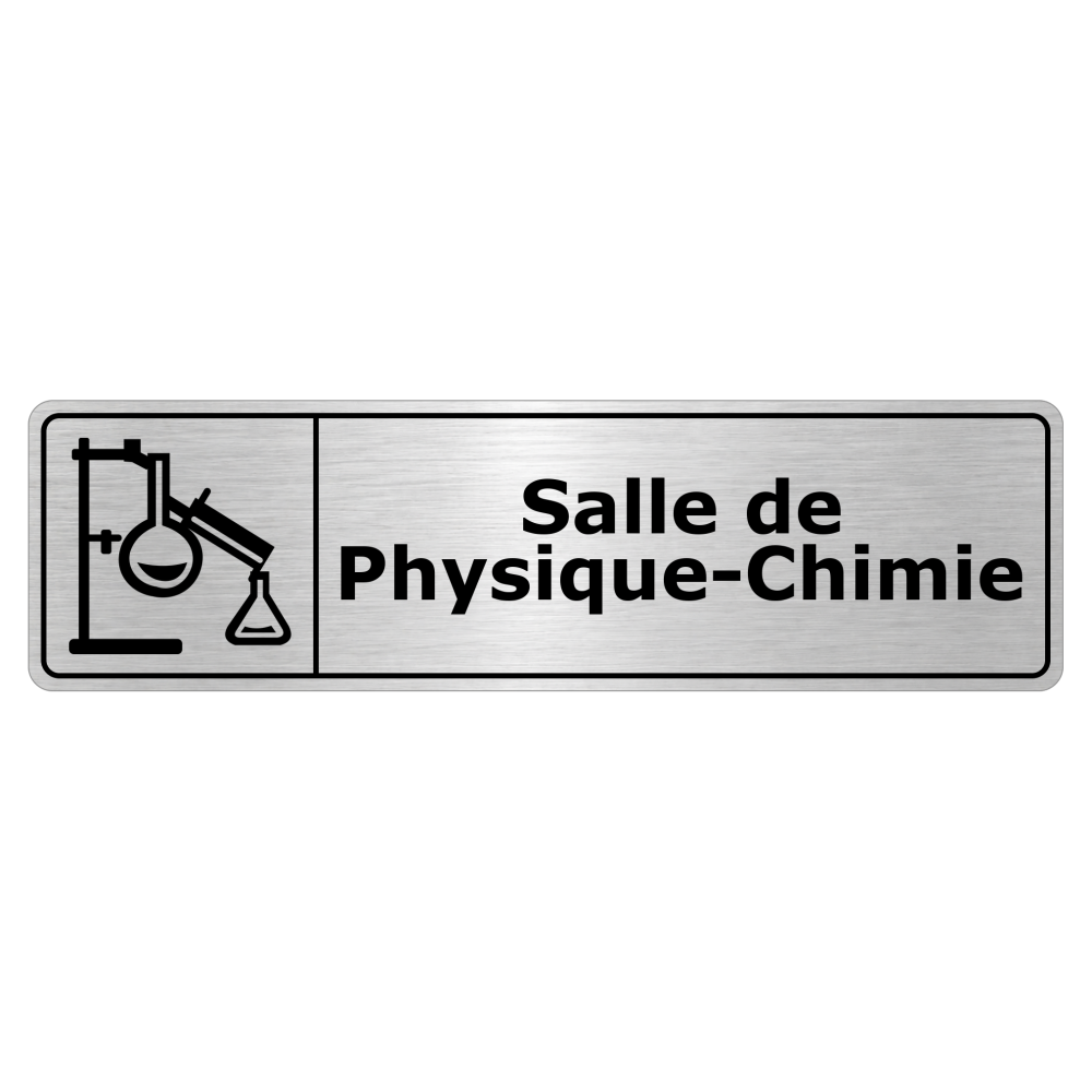 Plaque de porte Salle de Physique-Chimie - Signalétique Salles de Classe & Enseignement