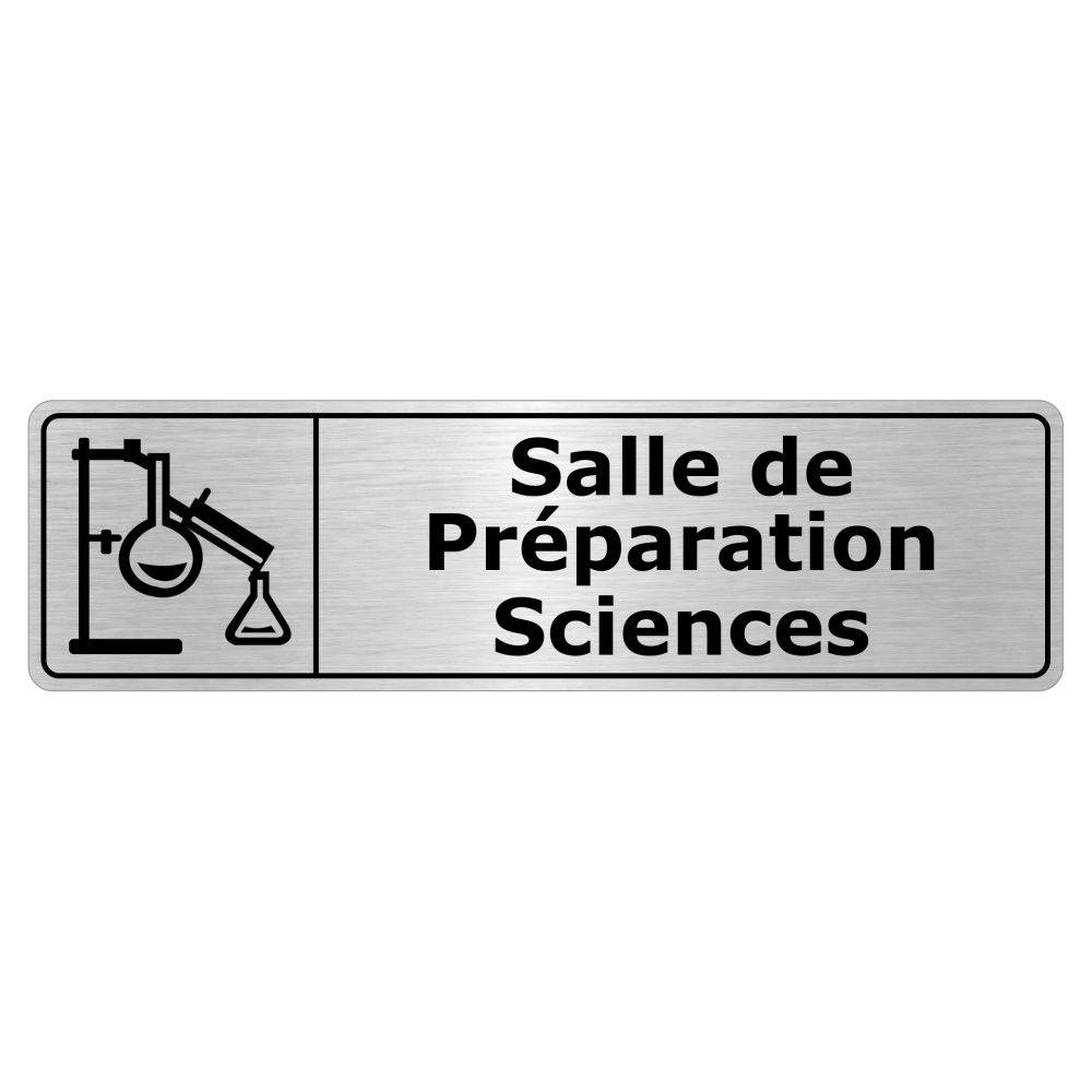 Plaque de porte Salle de Préparation Sciences - Signalétique Salles de Classe & Enseignement
