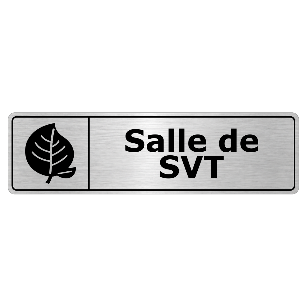Plaque de porte Salle de SVT - Signalétique Salles de Classe & Enseignement