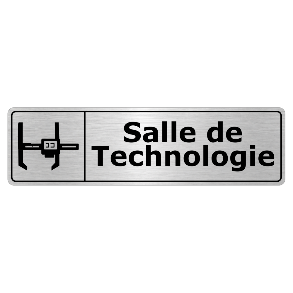 Plaque de porte Salle de Technologie - Signalétique Salles de Classe & Enseignement
