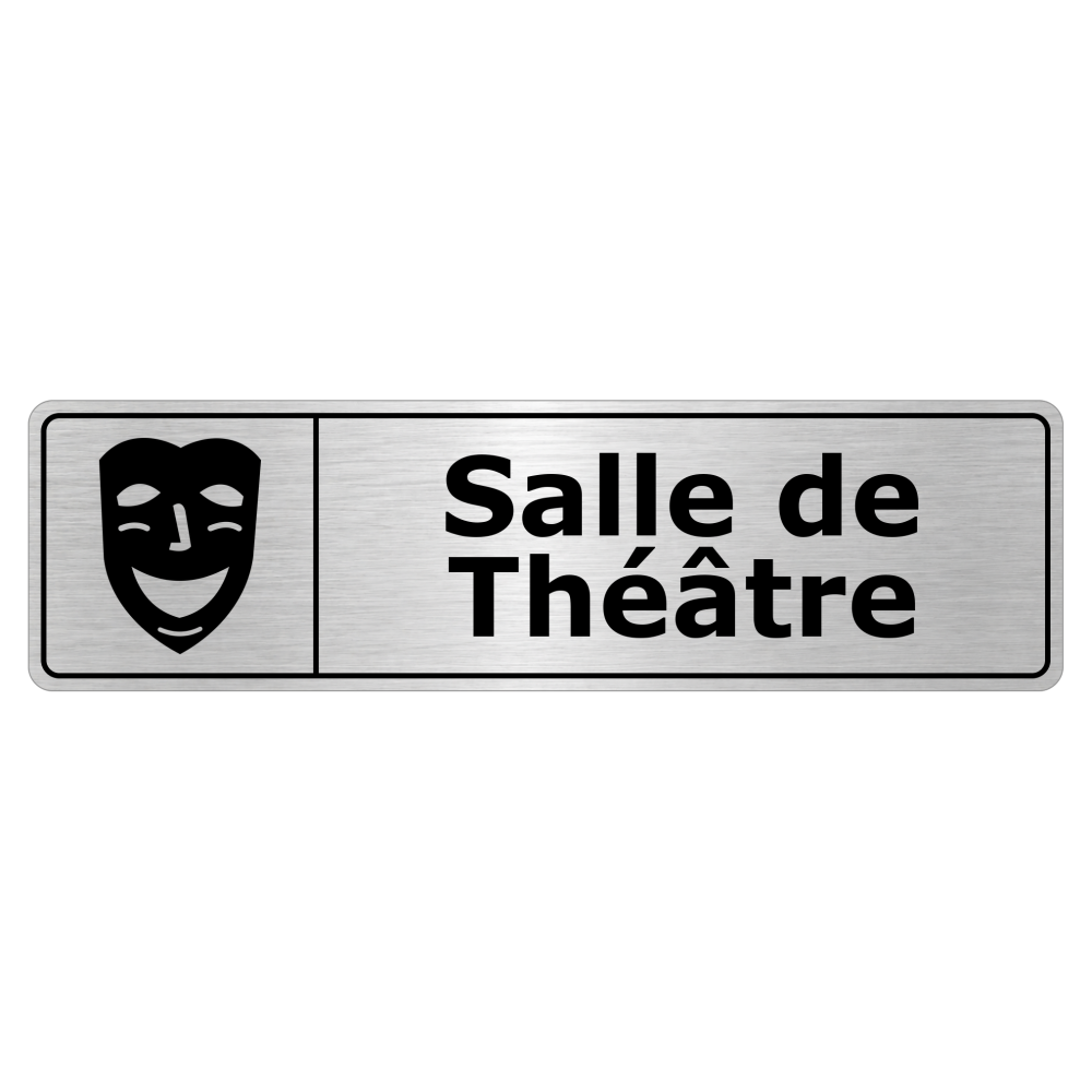 Plaque de porte Salle de Théâtre - Signalétique Salles de Classe & Enseignement