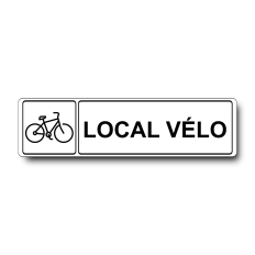 Plaque Local Vélo - Signalétique en PVC