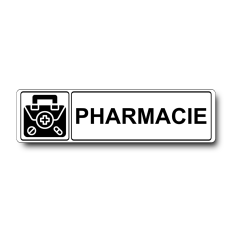 Plaque de porte Pharmacie - Signalétique en PVC