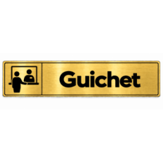 Plaque de porte Guichet - Signalétique en PVC