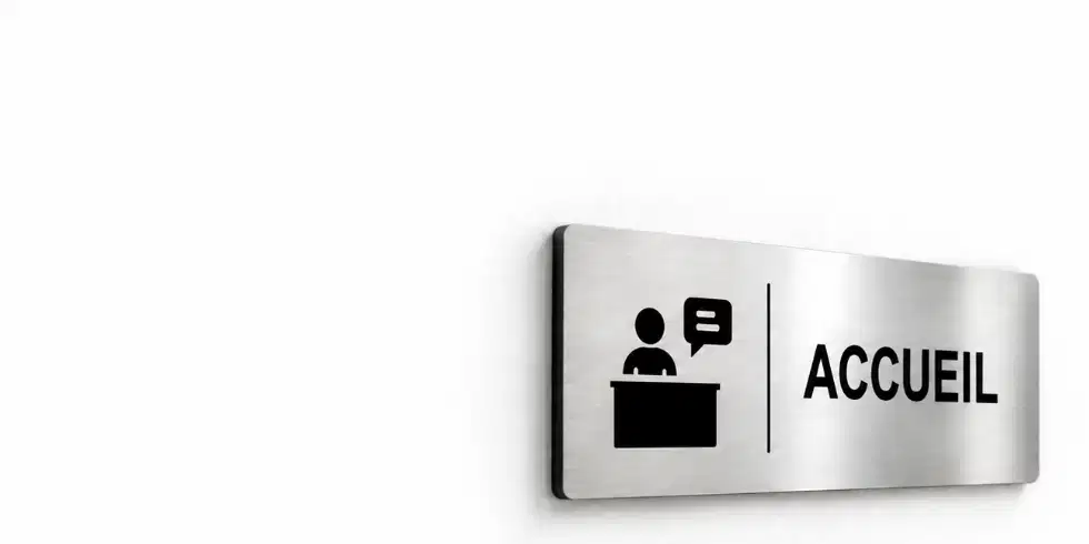 Plaques de porte personnalisables Immograv