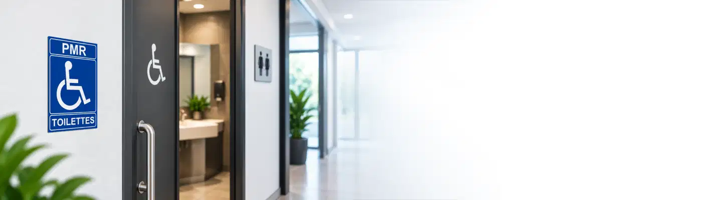 Plaques PMR et signalétique accessibilité Immograv