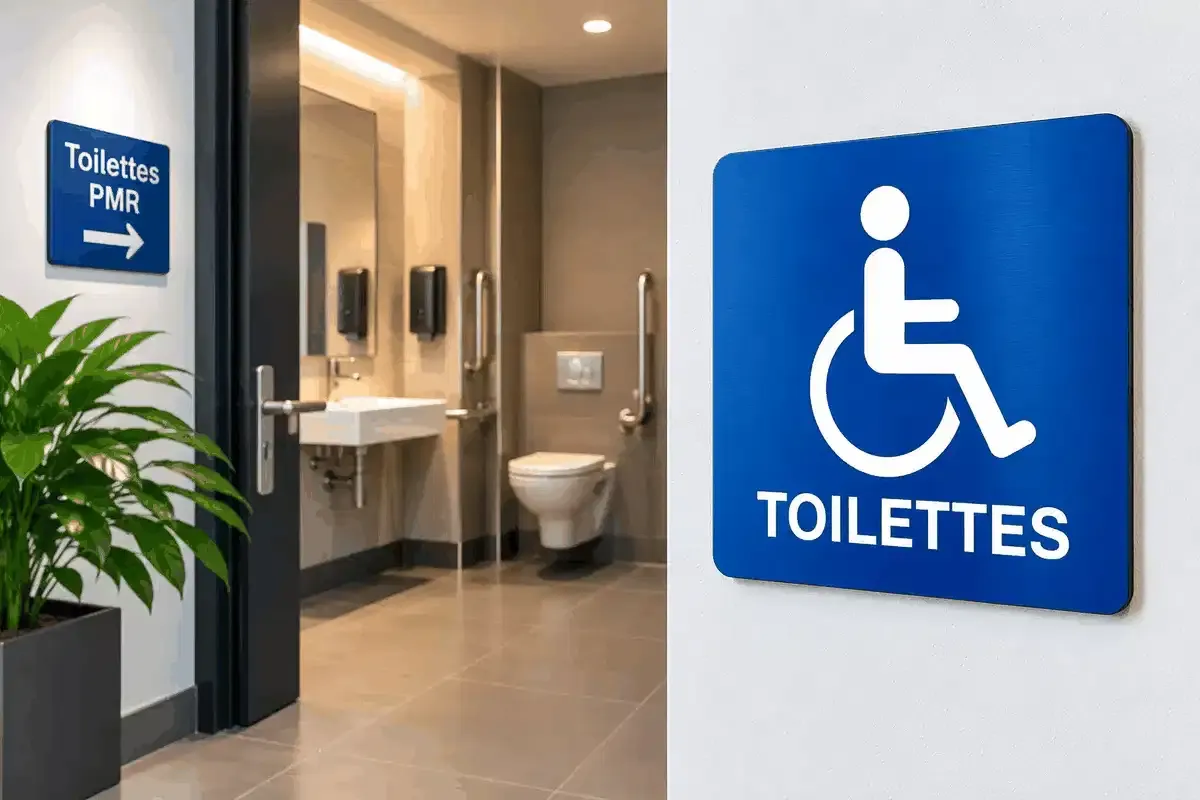 Plaques Toilettes PMR : comment bien signaler des sanitaires accessibles ?