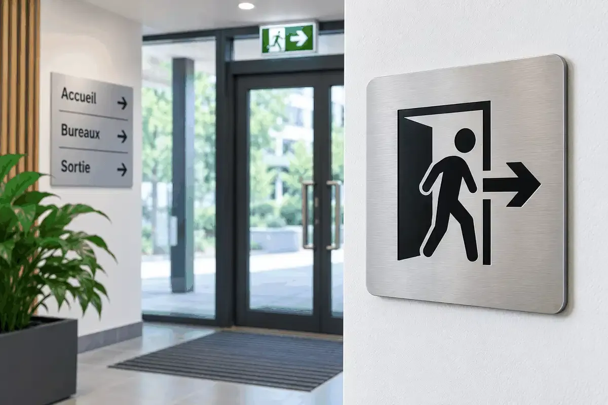 Comment bien signaler les accès, entrées et sorties ?