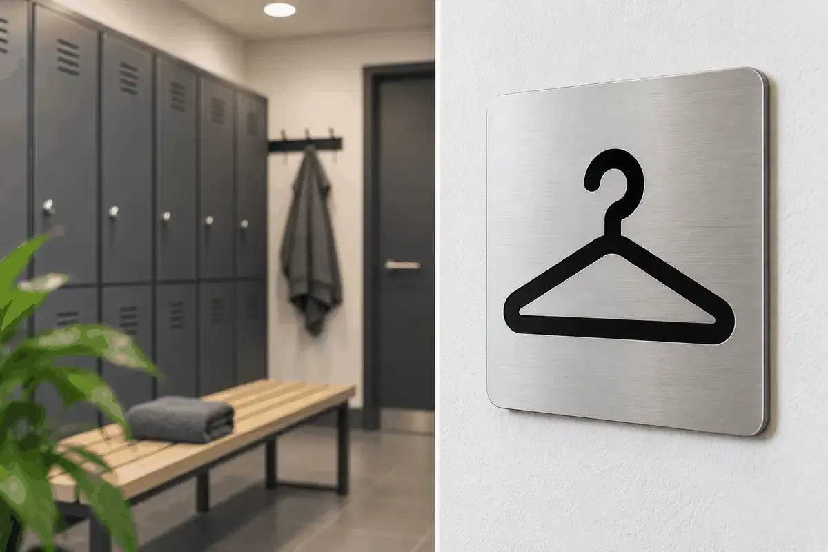 Comment bien signaler les vestiaires ?